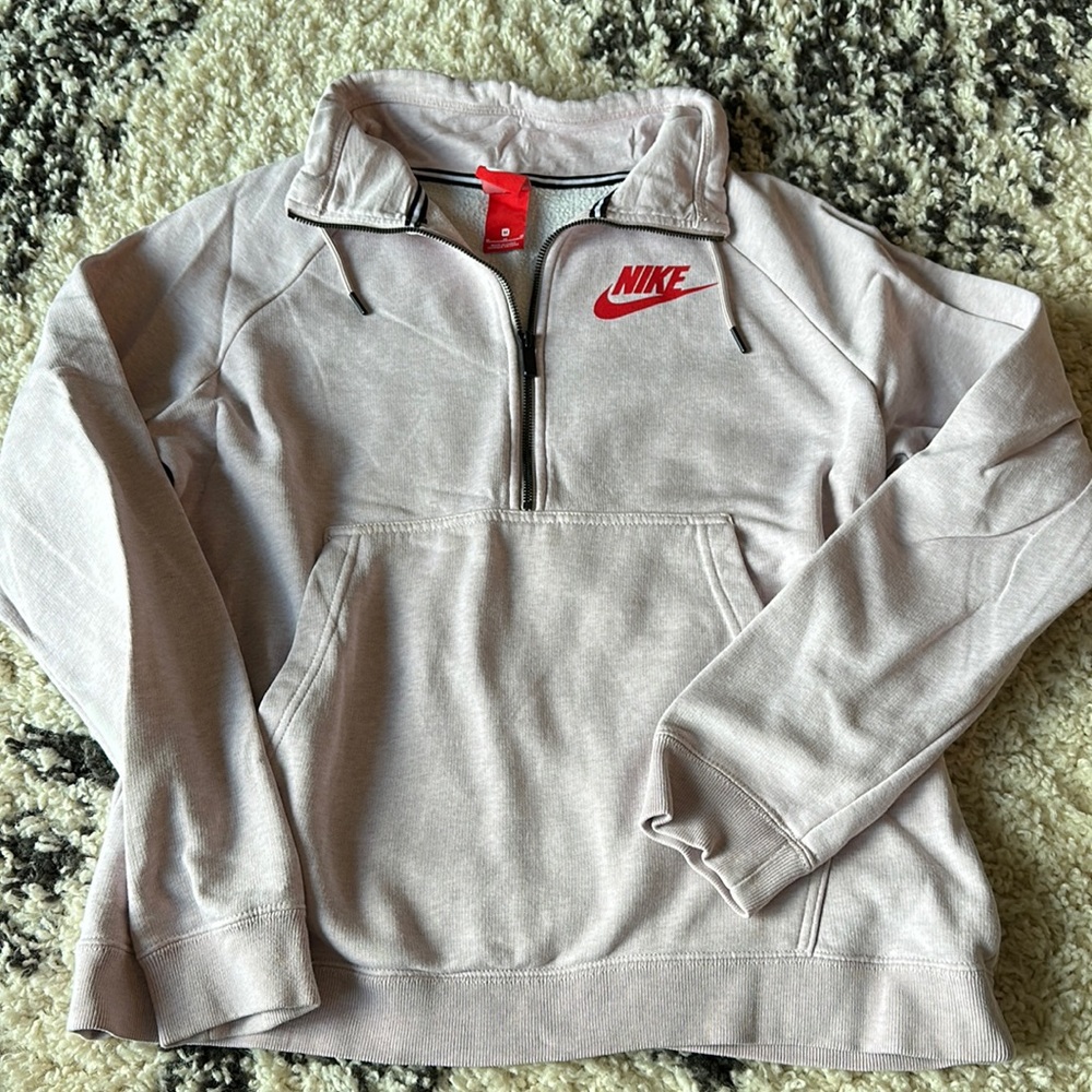 Nike Quarter Zip crew neck sweatshirt